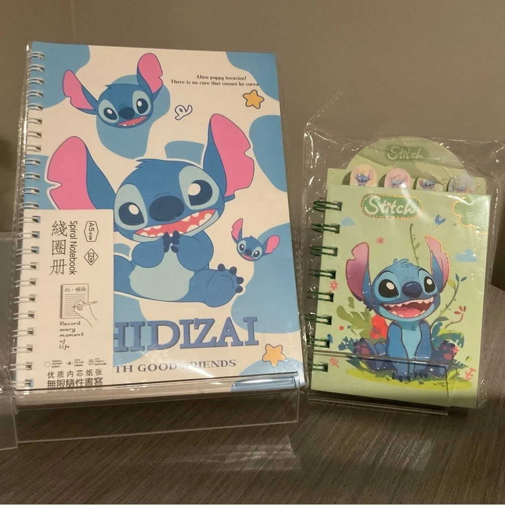 Stitch Kids Pencil Case and Notebooks Set